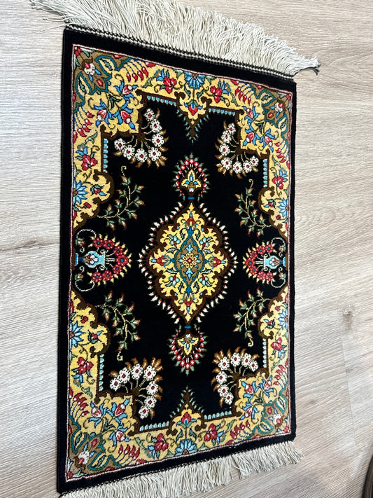 Silk Rug. Imperial Persian.