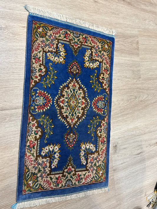 Silk Rug. Imperial Persian.