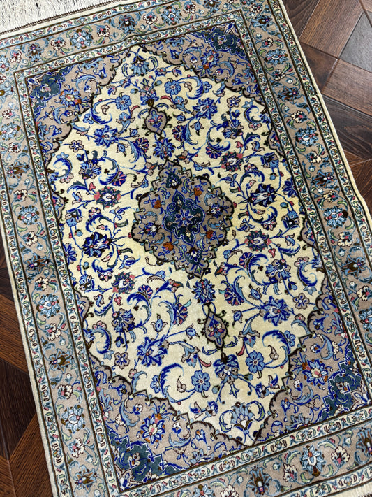 Silk Rug. Imperial Persian.