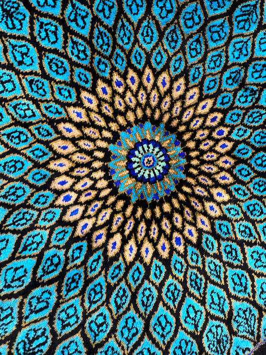 Silk Rug. Spherical Dome.