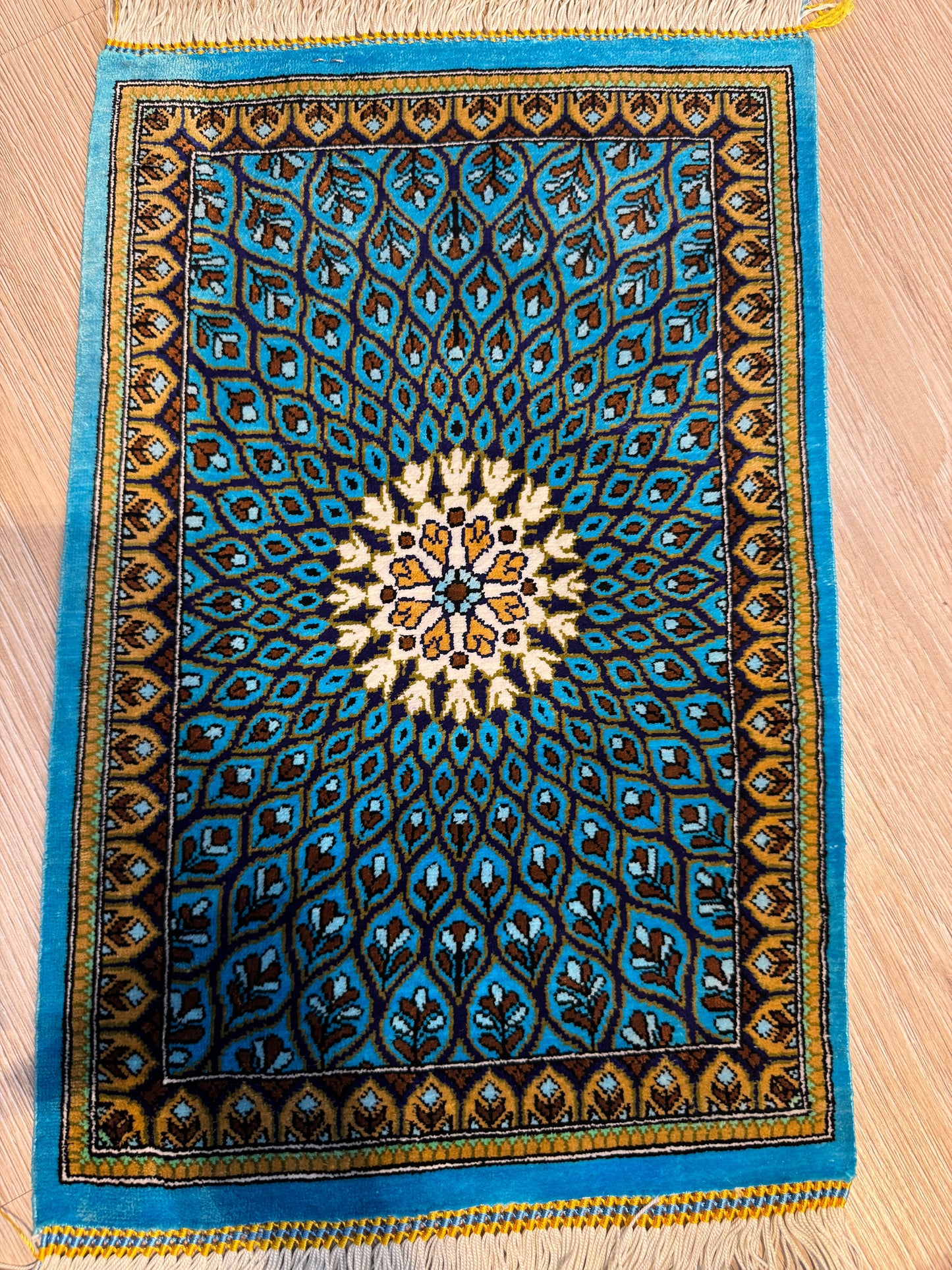 Silk Rug. Celestial Dome.