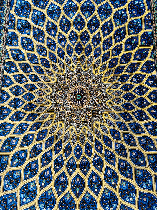 Silk Rug. Celestial Dome.