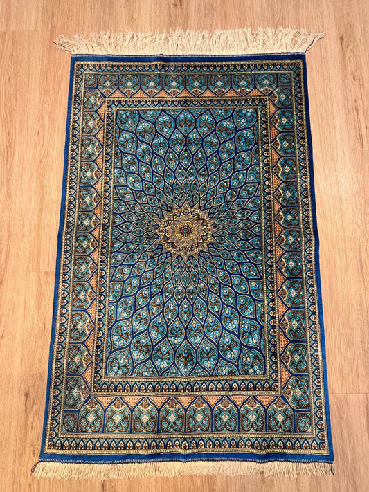 Silk Rug. Celestial Dome.