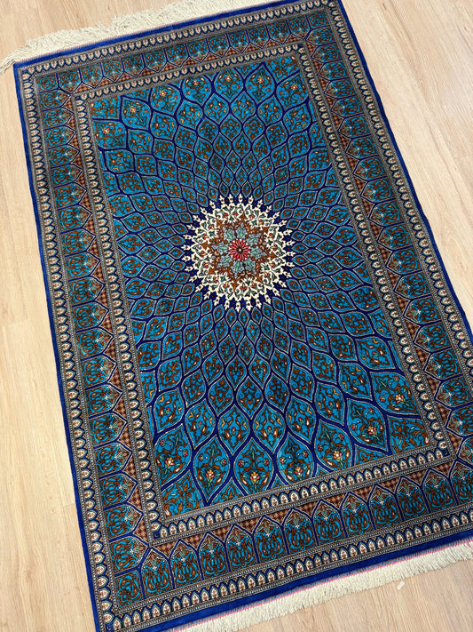 Silk Rug. Celestial Dome.