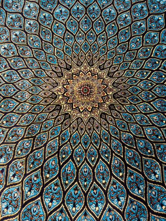 Silk Rug. Celestial Dome.