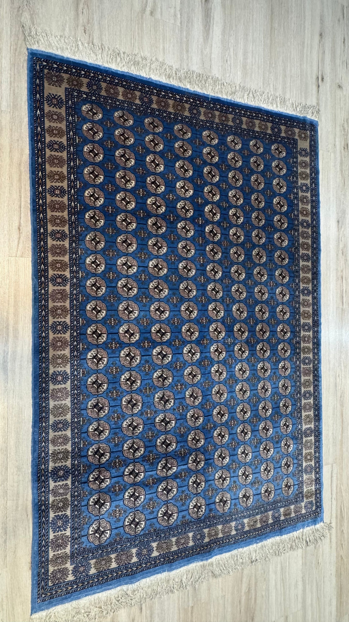 Silk Rug. Tekke of Bukhara.