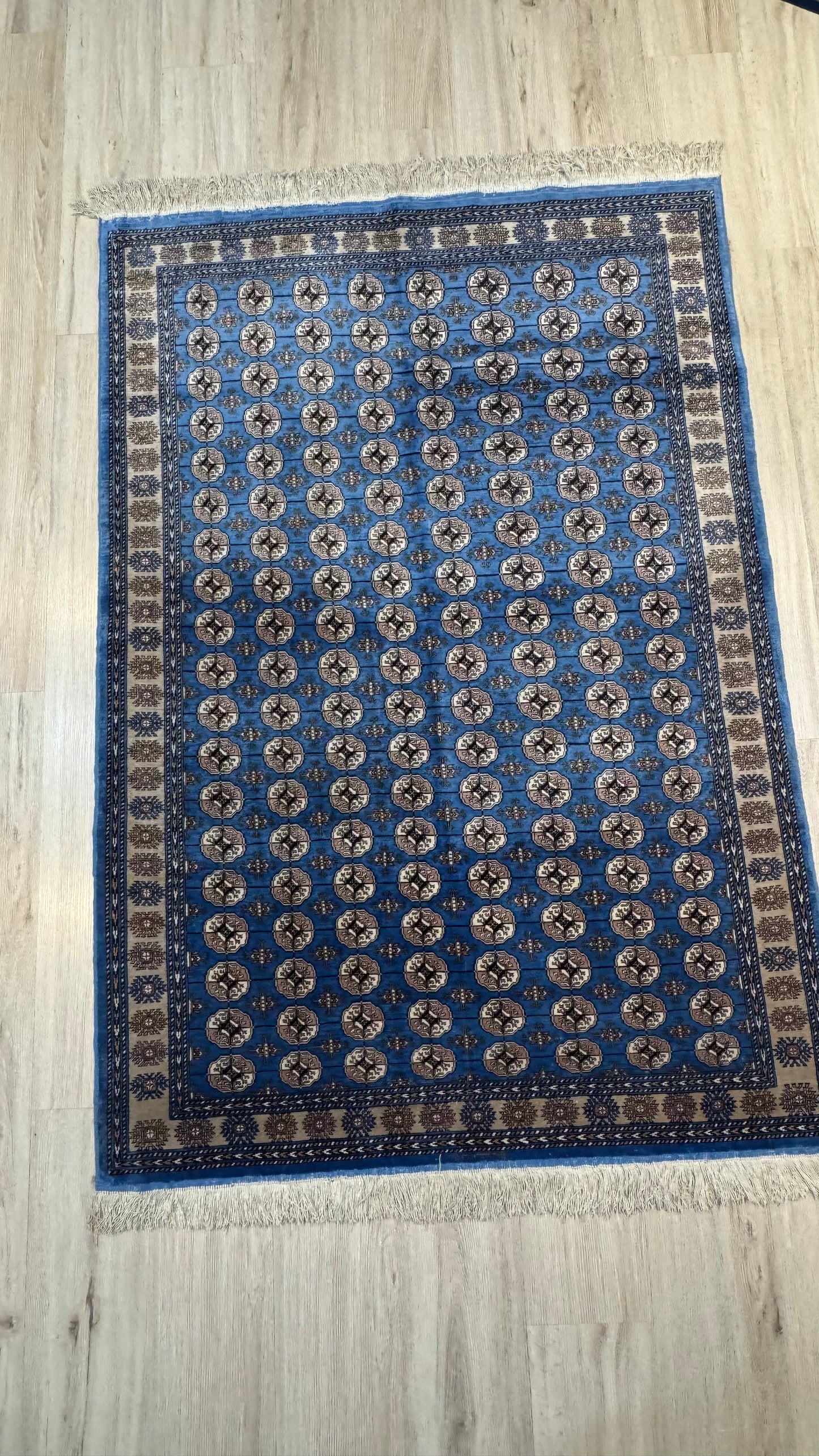 Silk Rug. Tekke of Bukhara.
