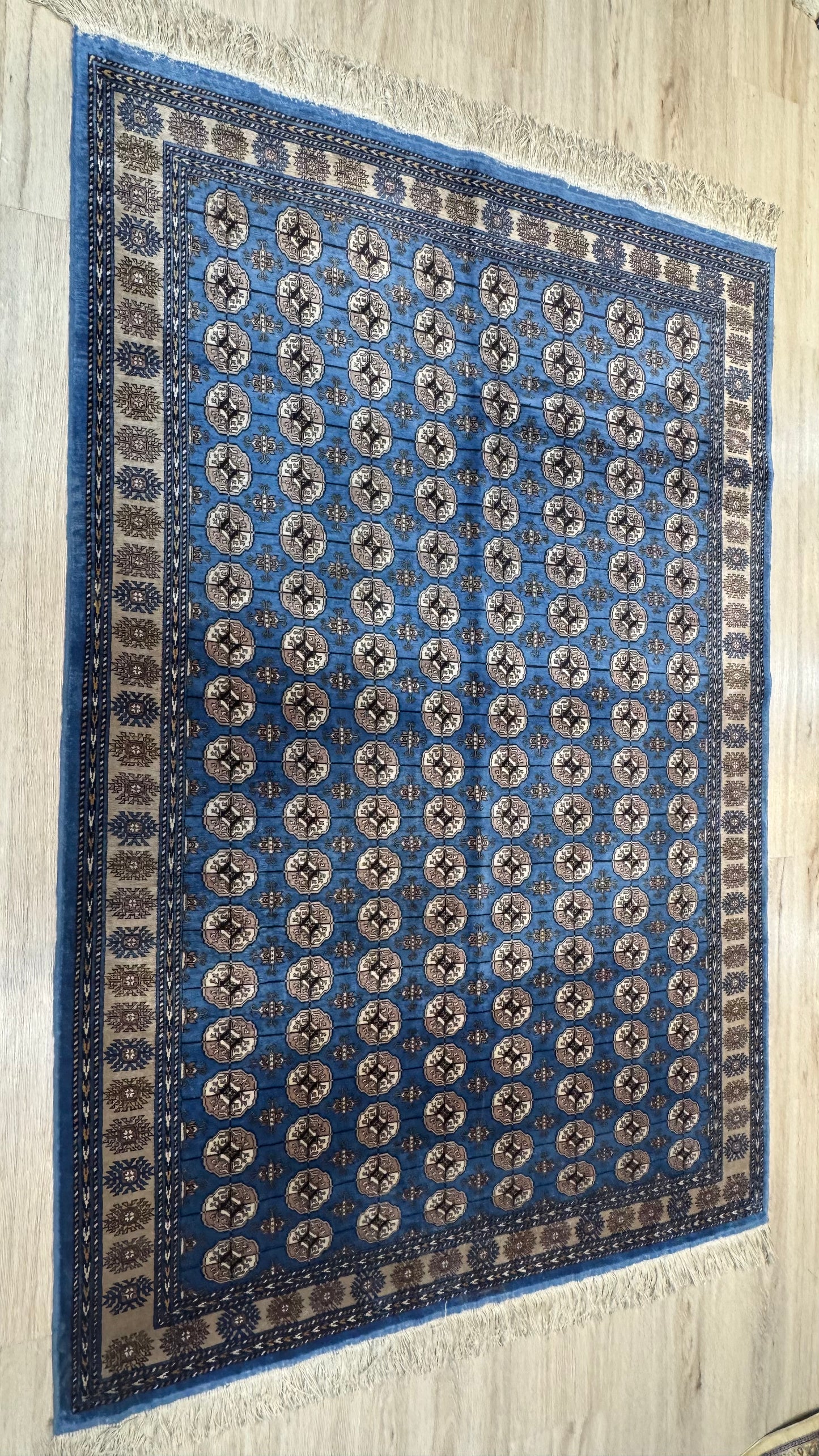 Silk Rug. Tekke of Bukhara.