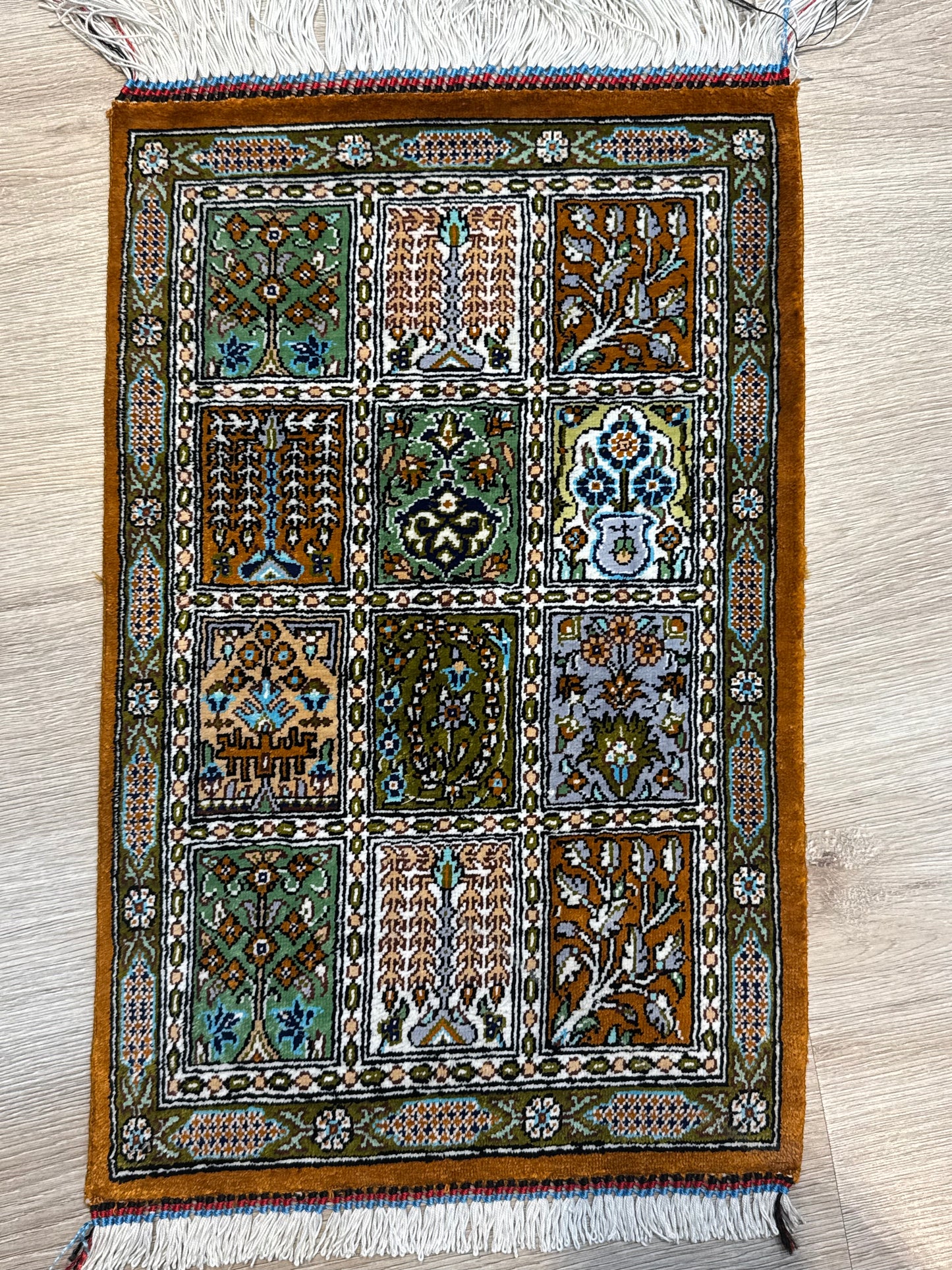 Silk Rug. Eternal Four Seasons.