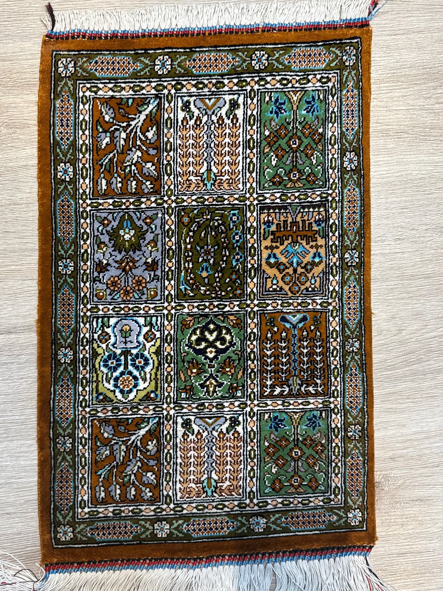 Silk Rug. Eternal Four Seasons.