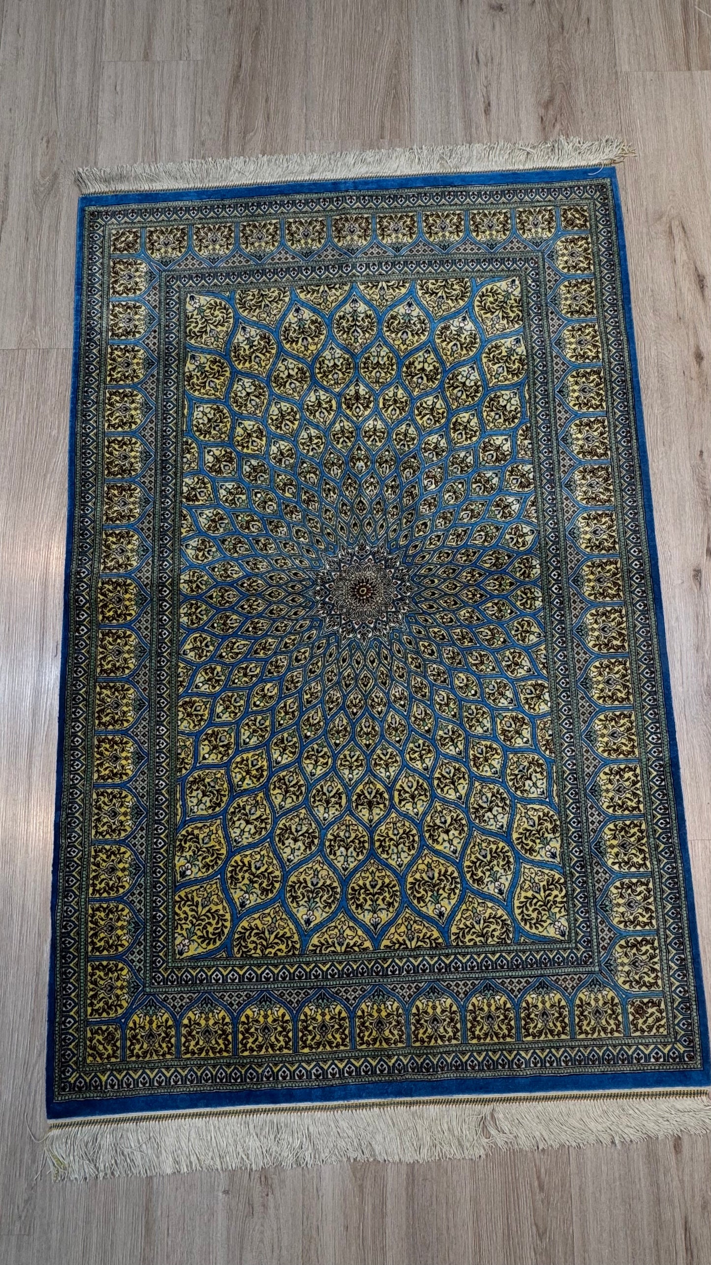 Silk Rug. Golden Dome.