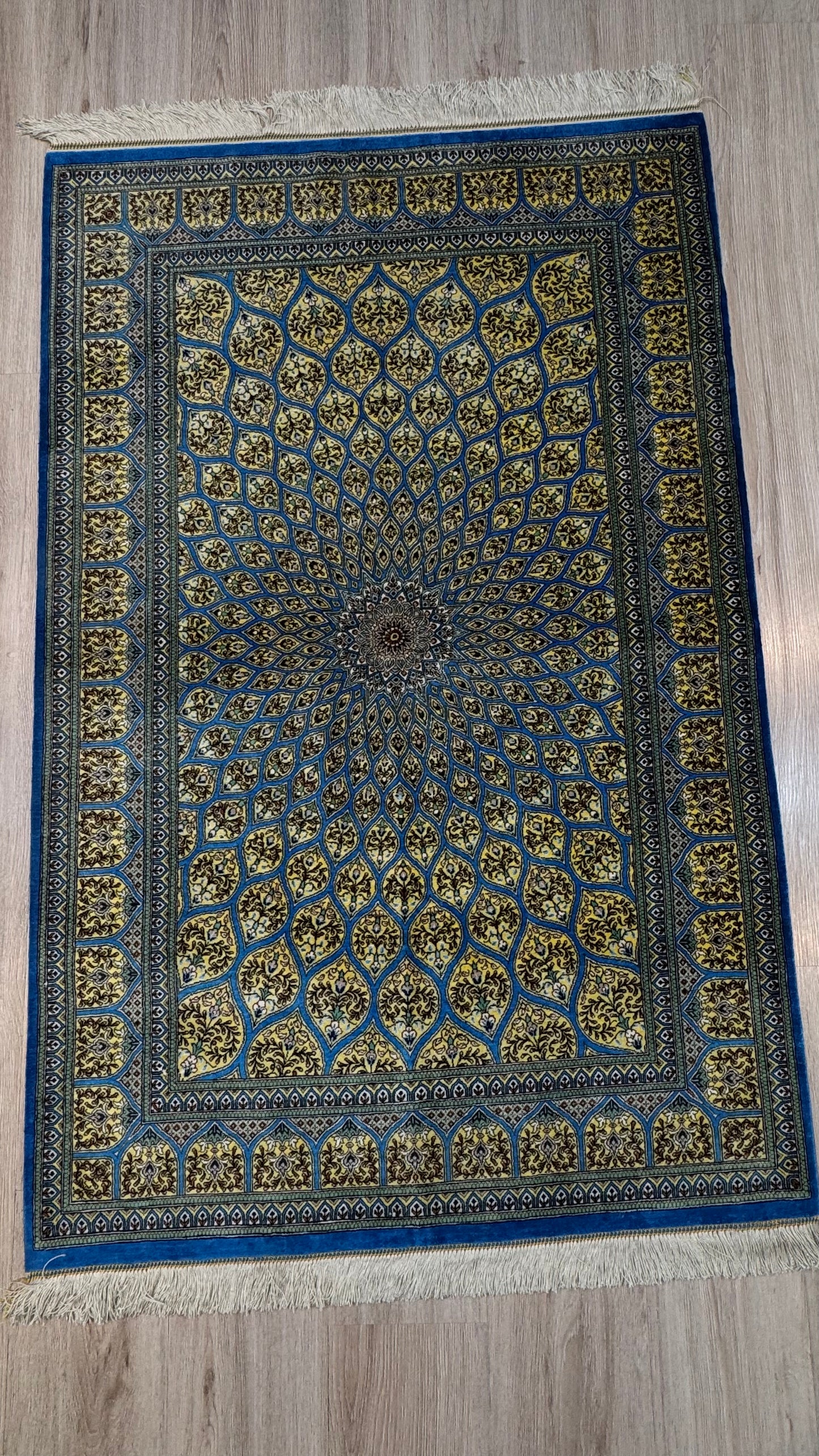 Silk Rug. Golden Dome.