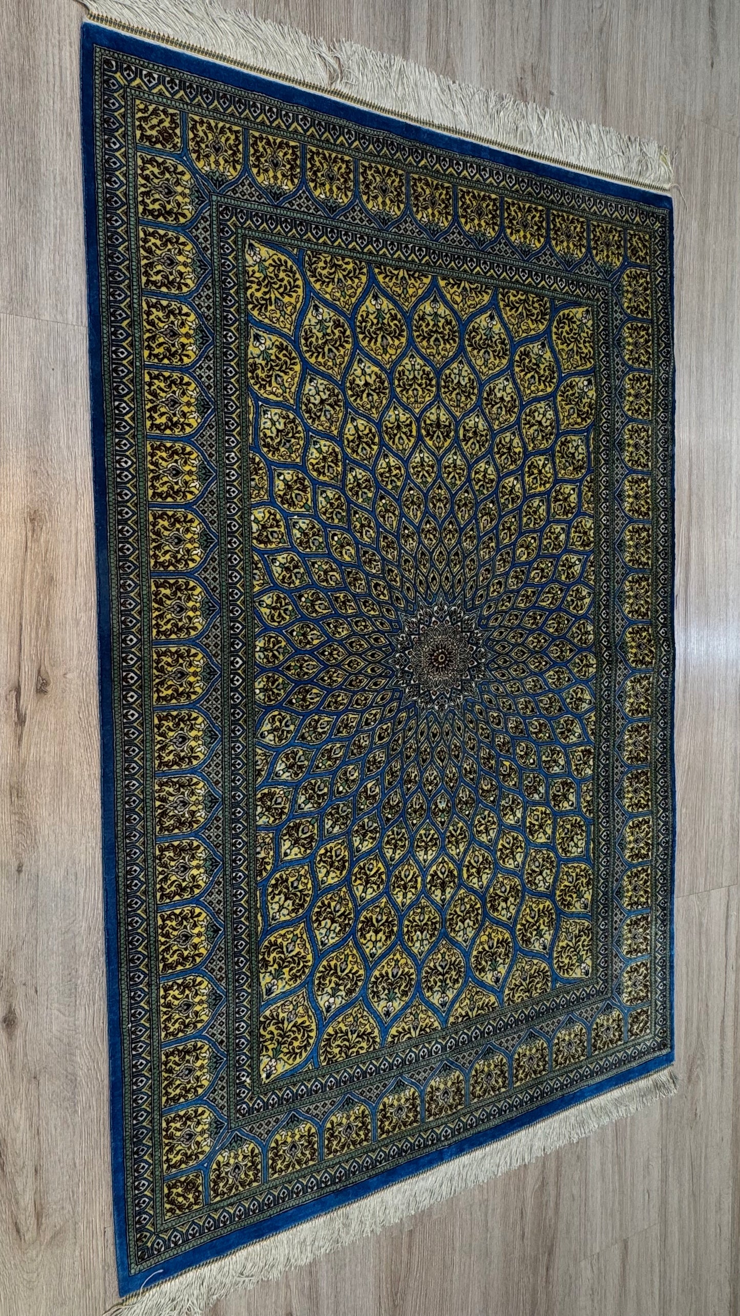 Silk Rug. Golden Dome.
