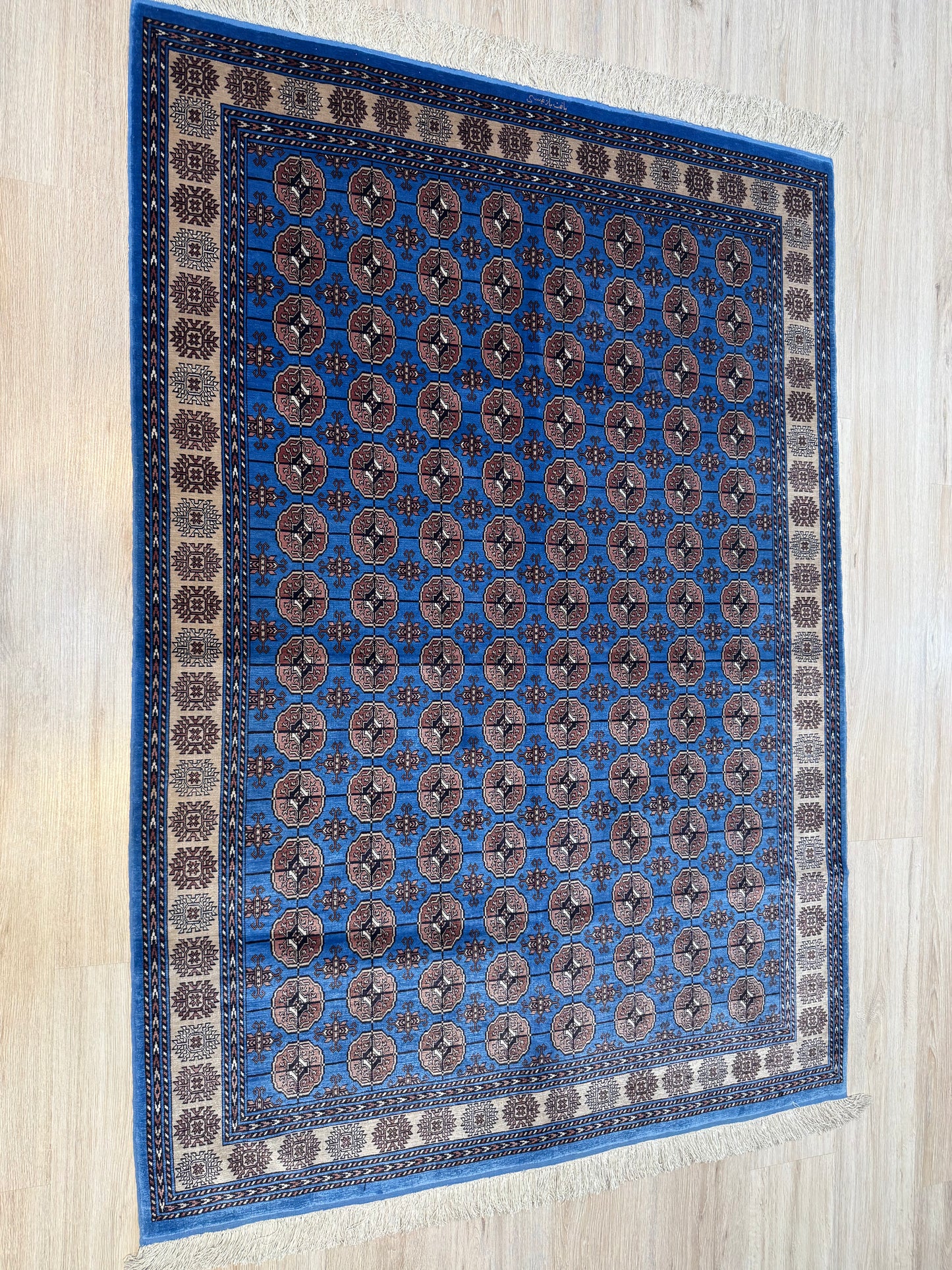 Silk Rug. Turkmen Tekke Heritage.
