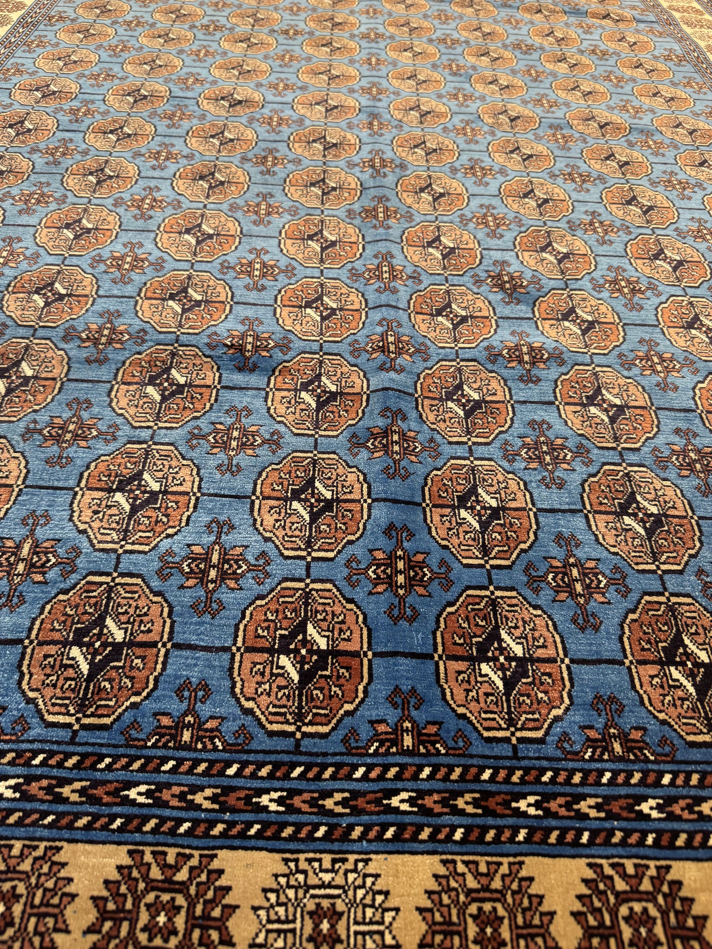 Silk Rug. Turkmen Tekke Heritage.