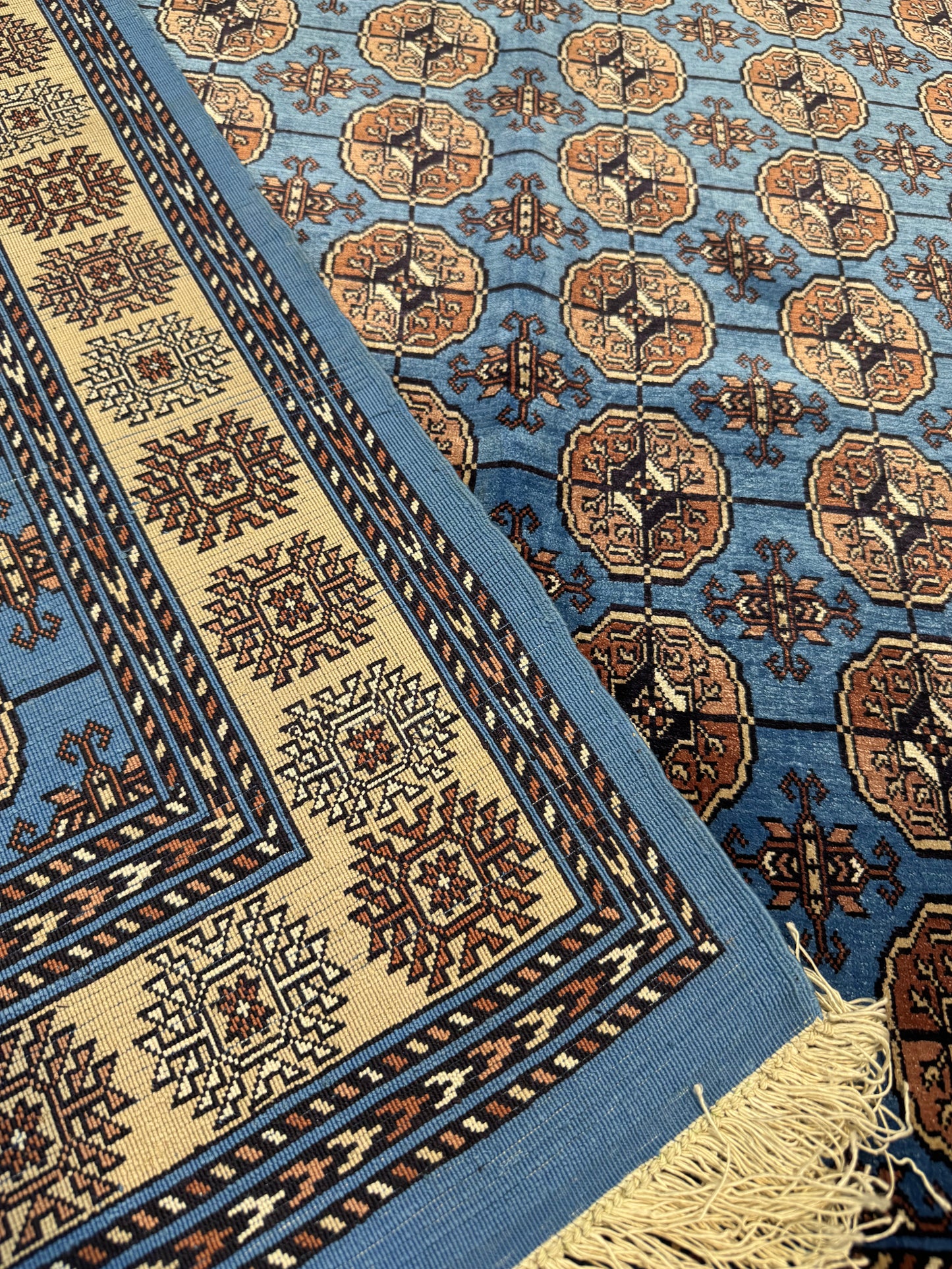 Silk Rug. Turkmen Tekke Heritage.