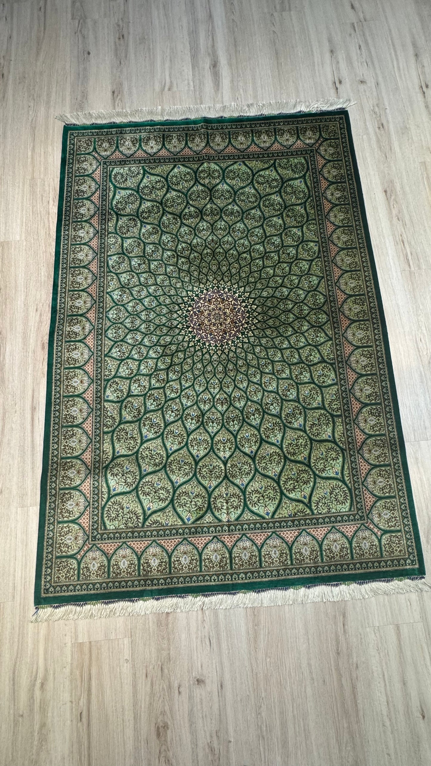 Silk Rug. Celestial Dome.