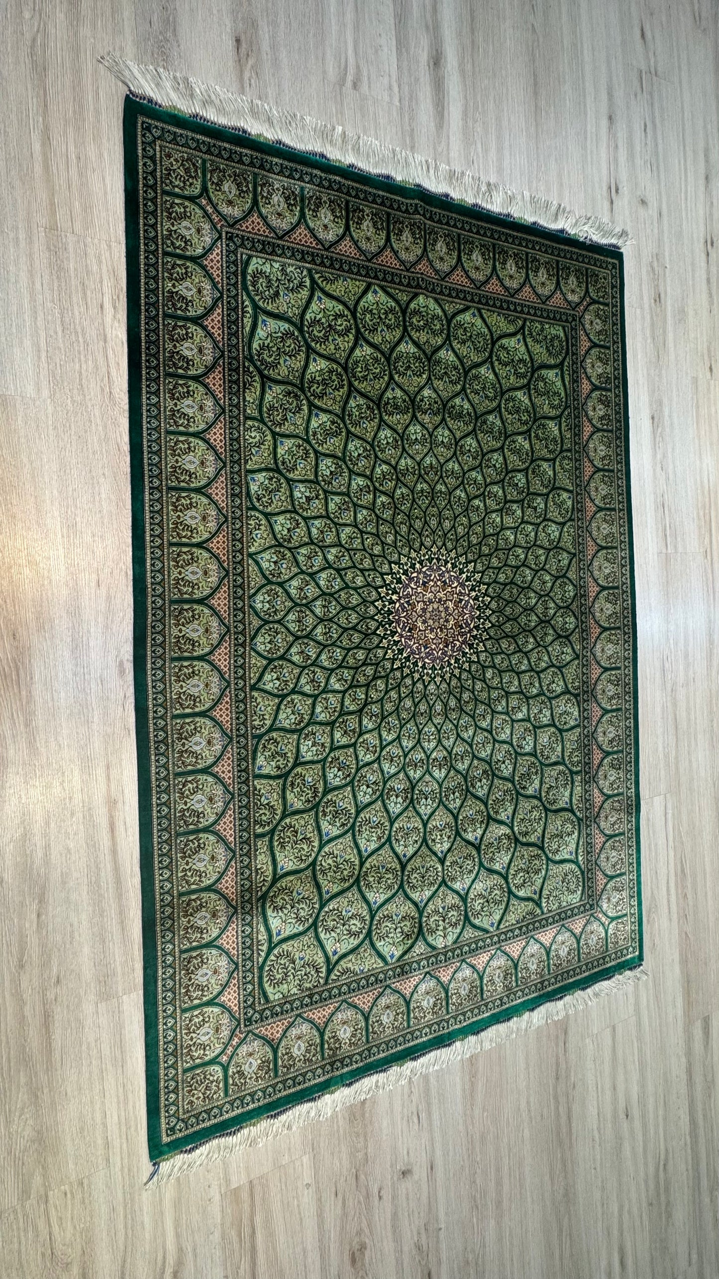 Silk Rug. Celestial Dome.