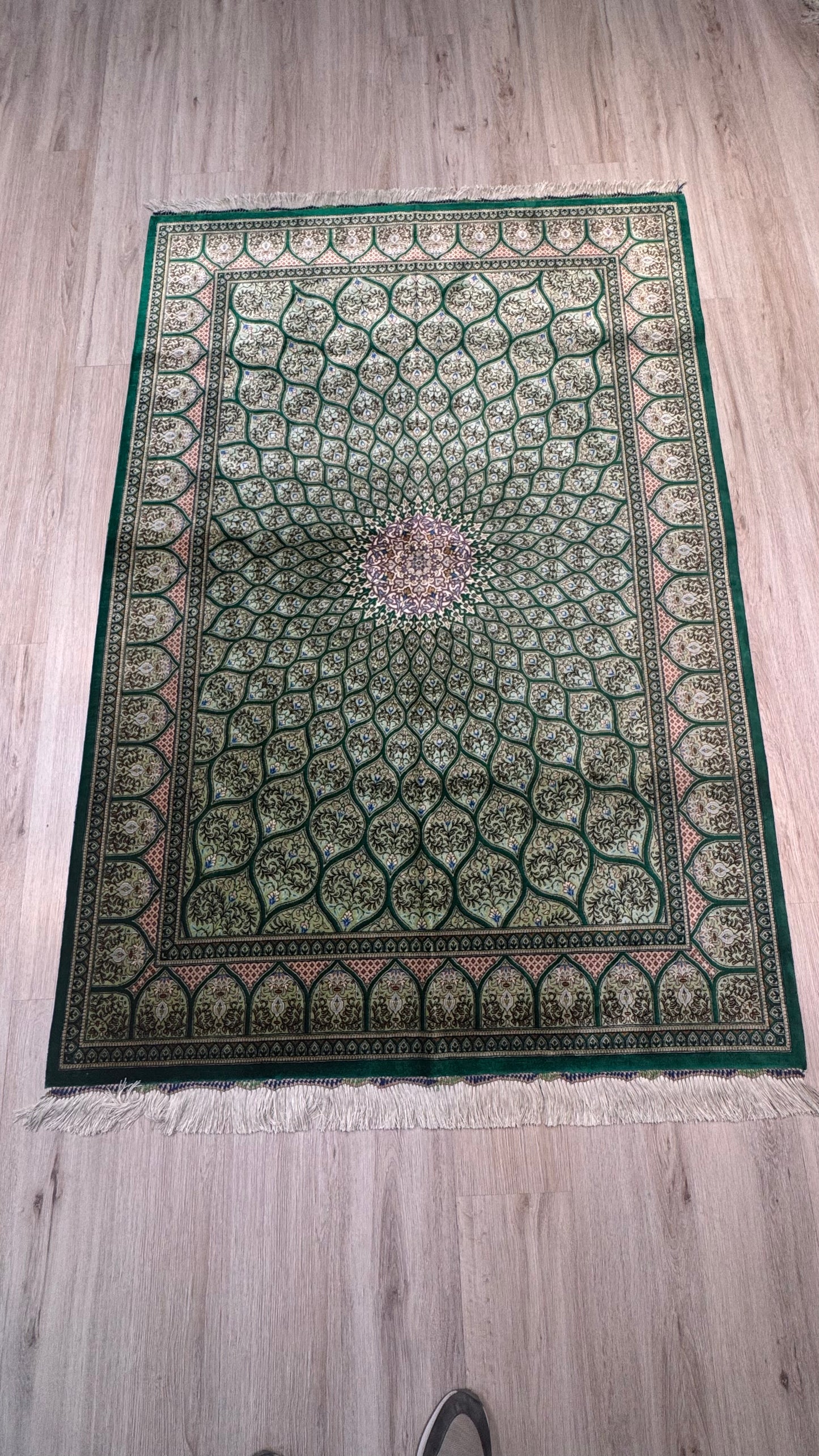 Silk Rug. Celestial Dome.