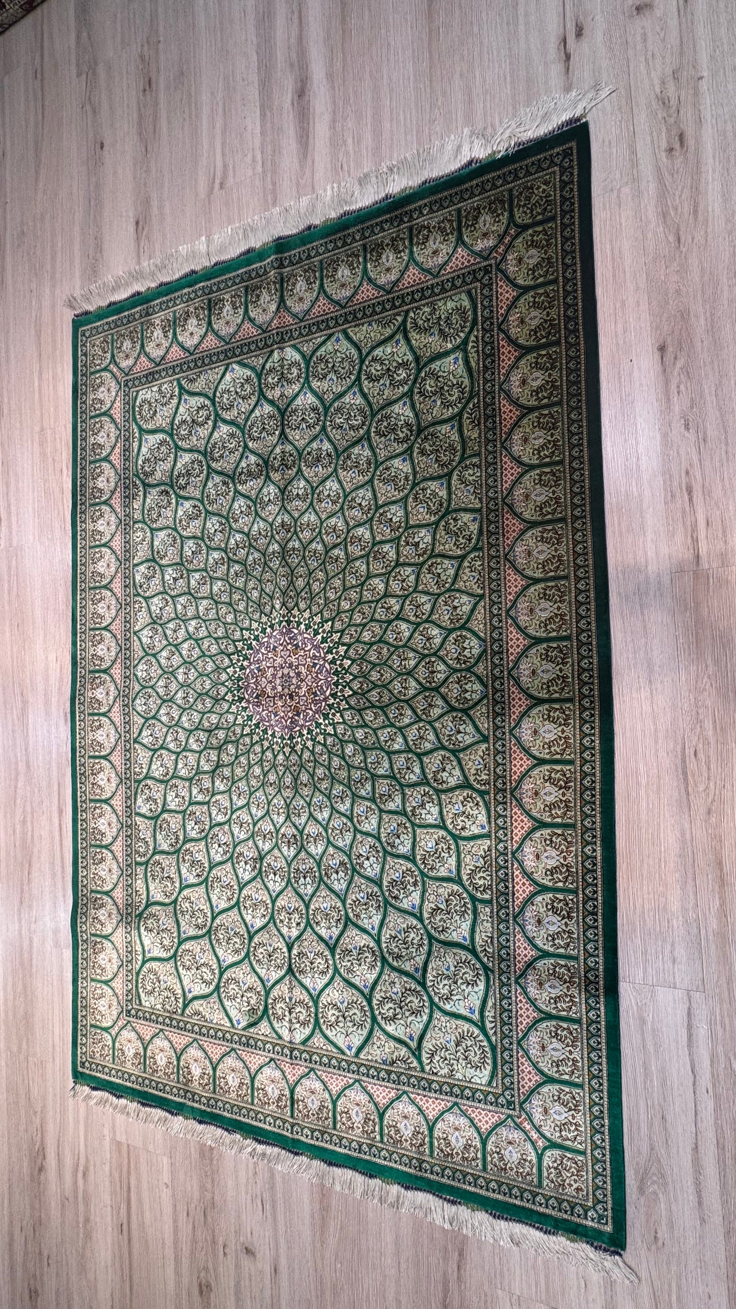 Silk Rug. Celestial Dome.