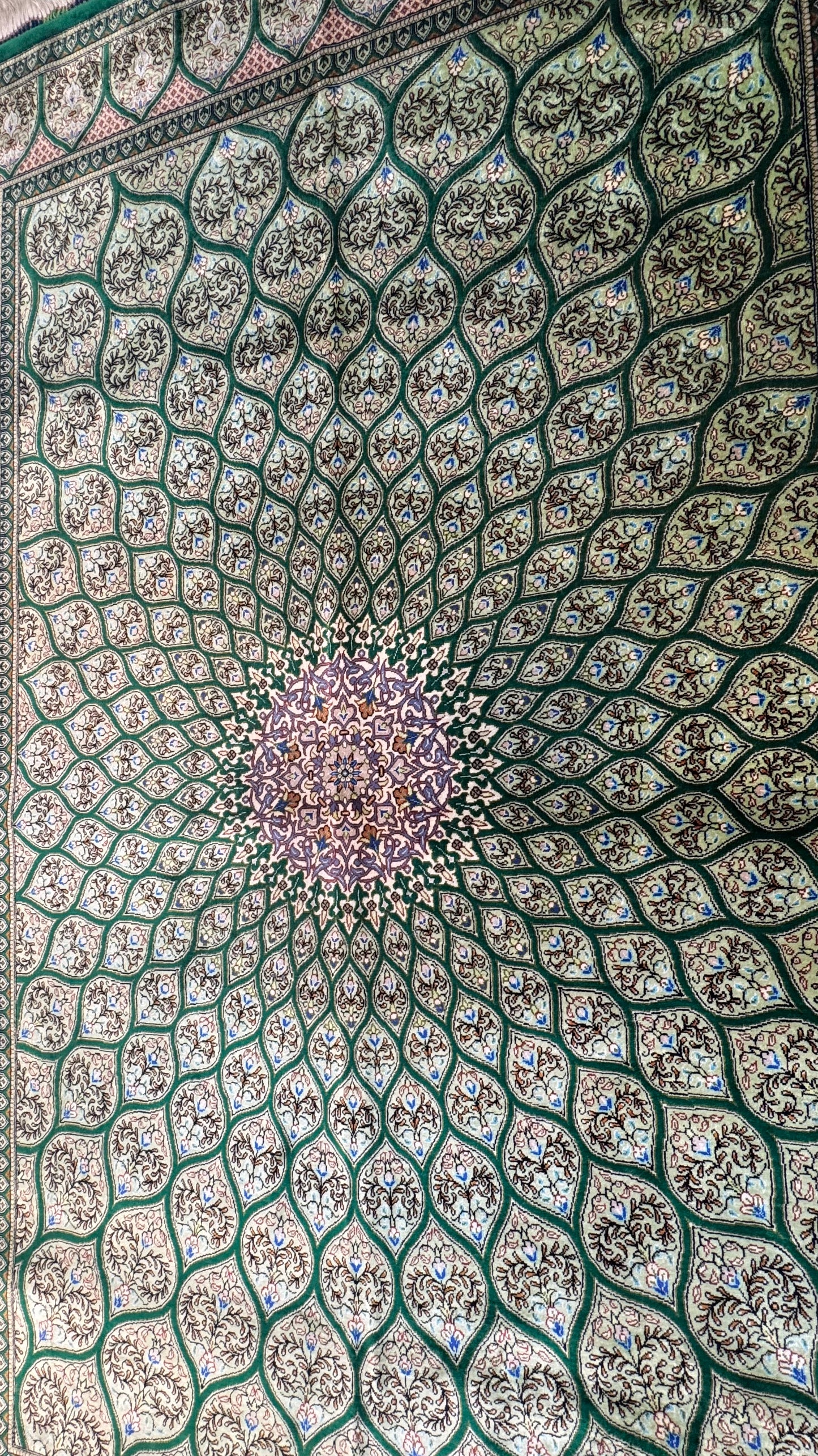 Silk Rug. Celestial Dome.