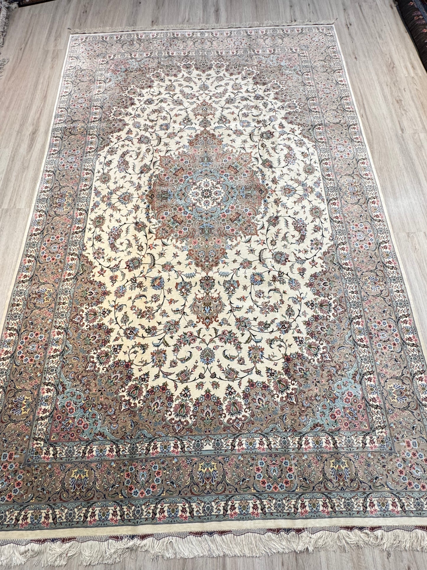 Silk Rug. Floral Persian Dream.