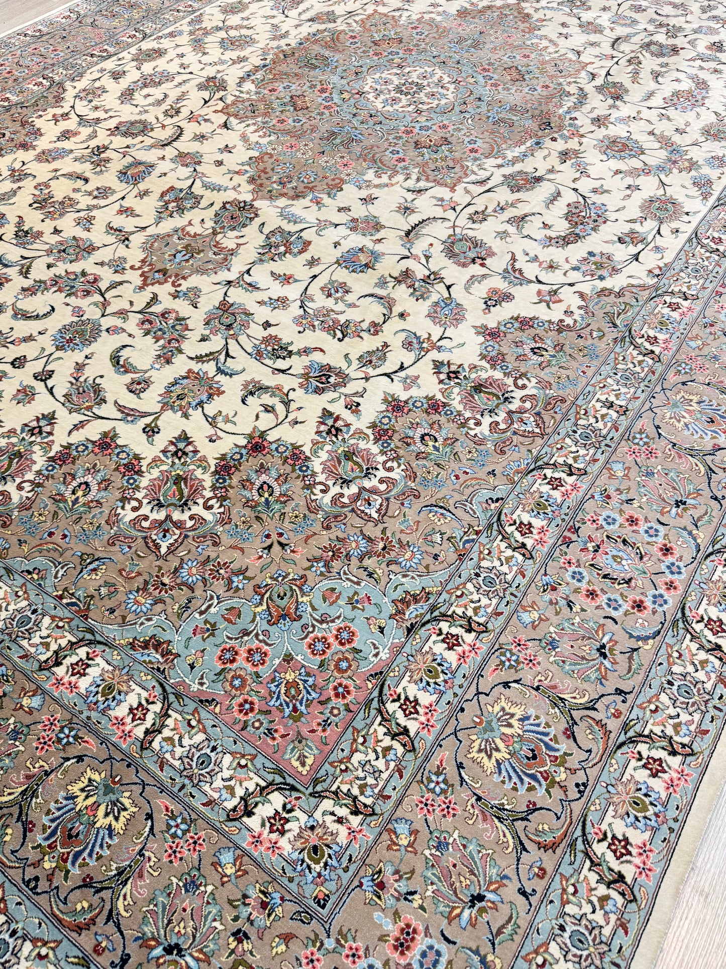 Silk Rug. Floral Persian Dream.