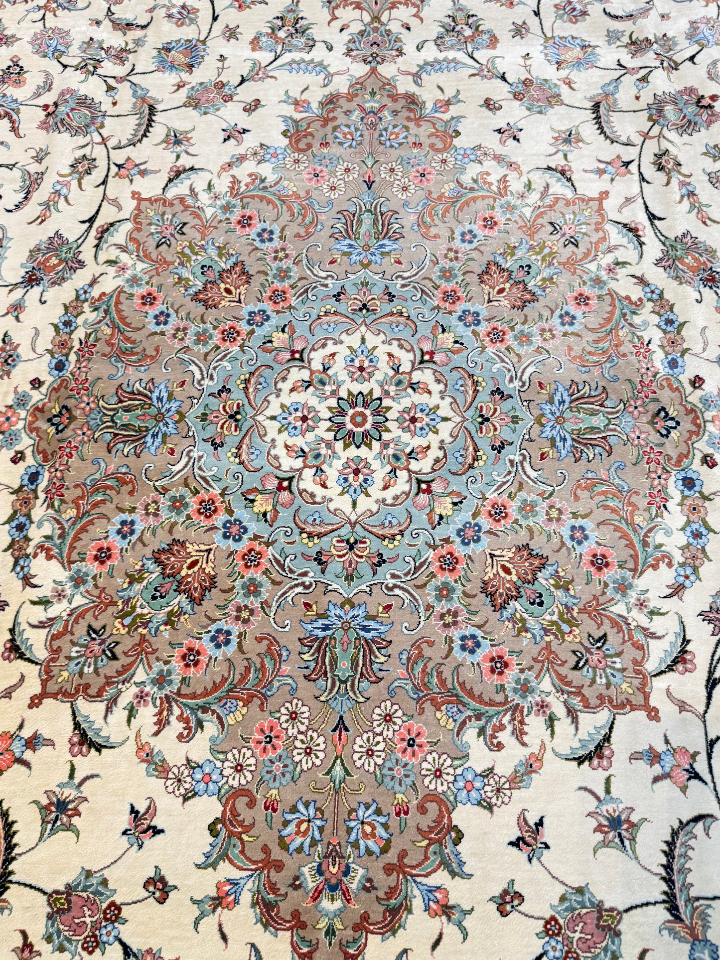 Silk Rug. Floral Persian Dream.