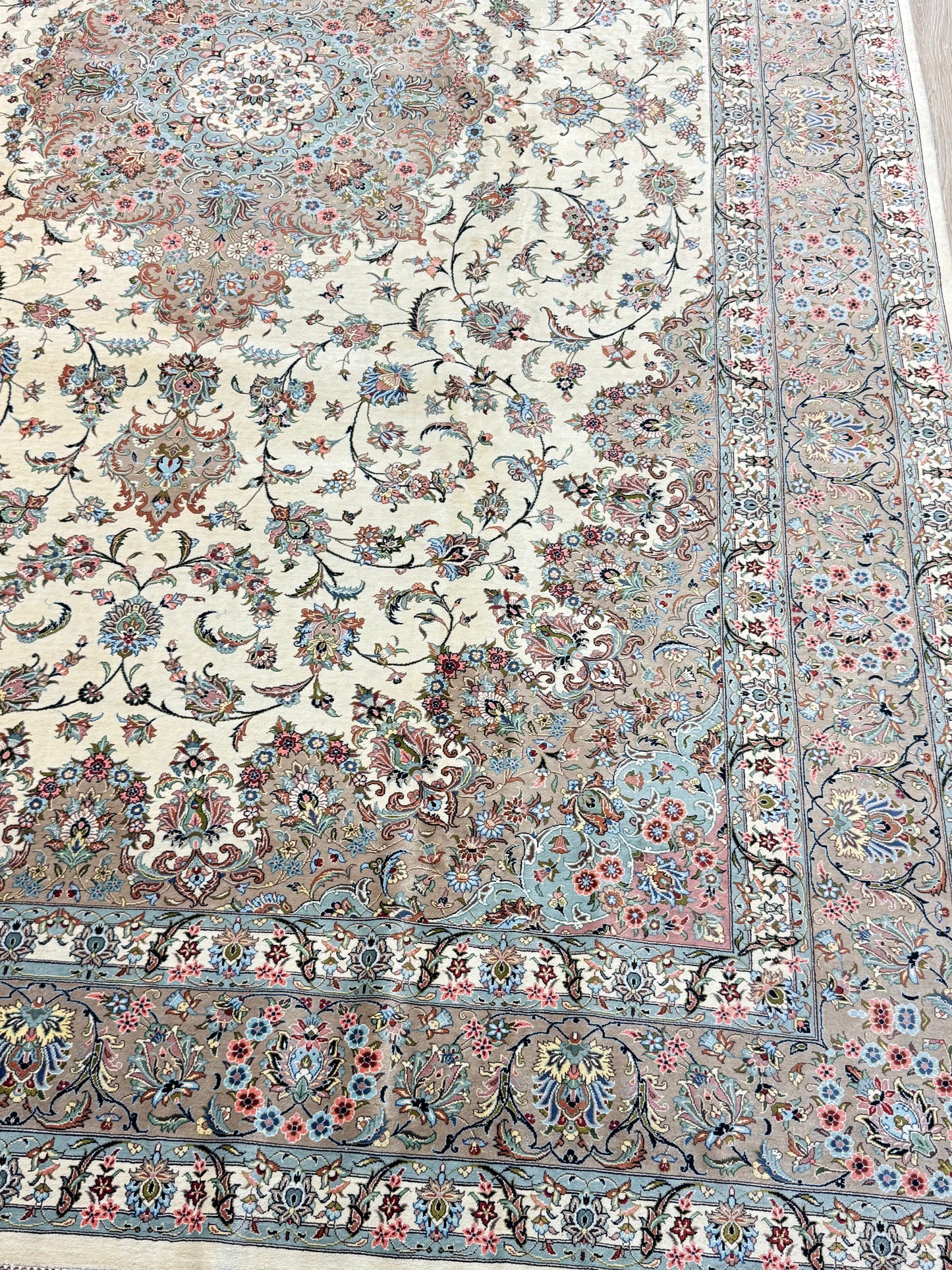 Silk Rug. Floral Persian Dream.