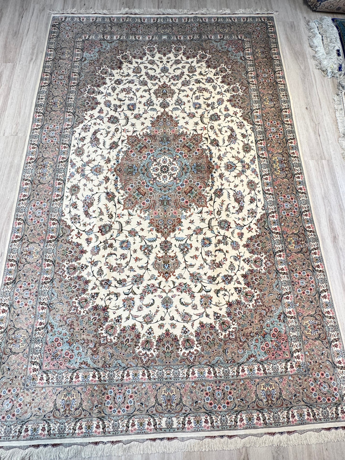 Silk Rug. Floral Persian Dream.