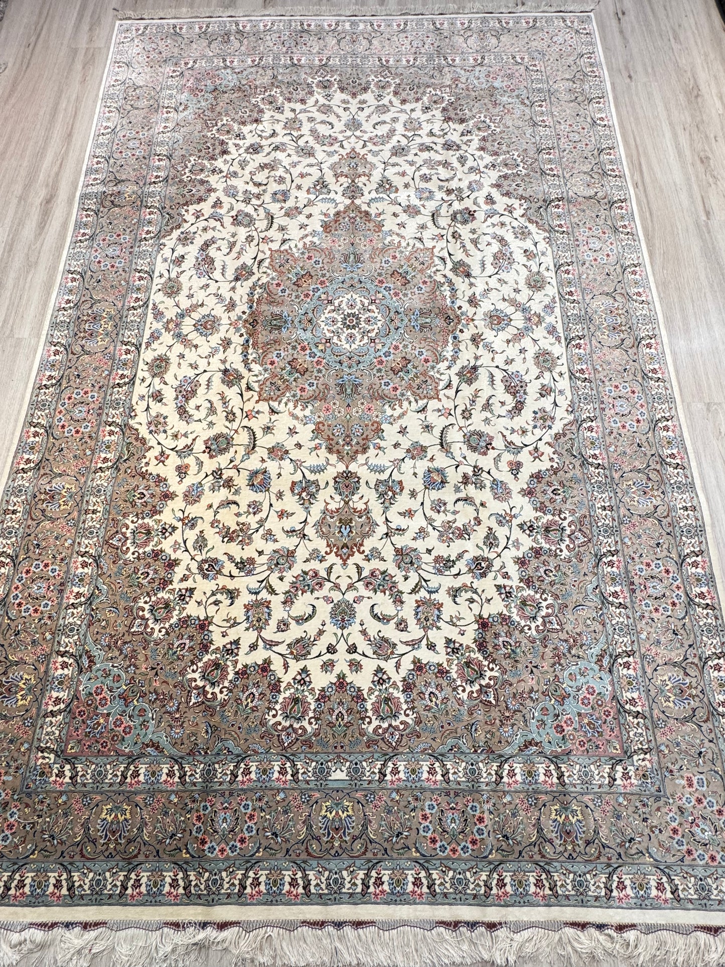 Silk Rug. Floral Persian Dream.