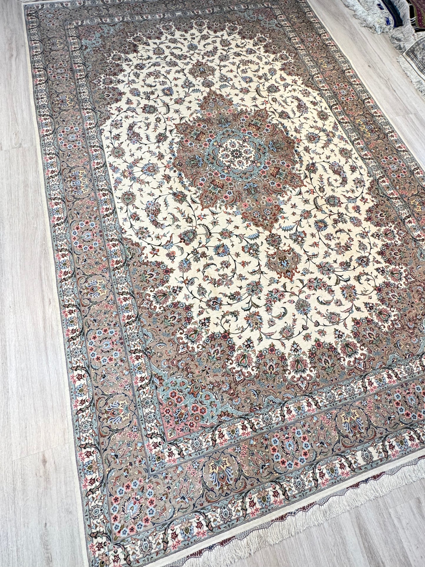 Silk Rug. Floral Persian Dream.