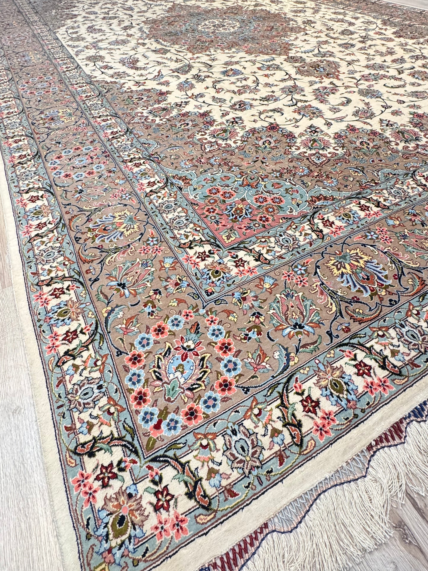 Silk Rug. Floral Persian Dream.