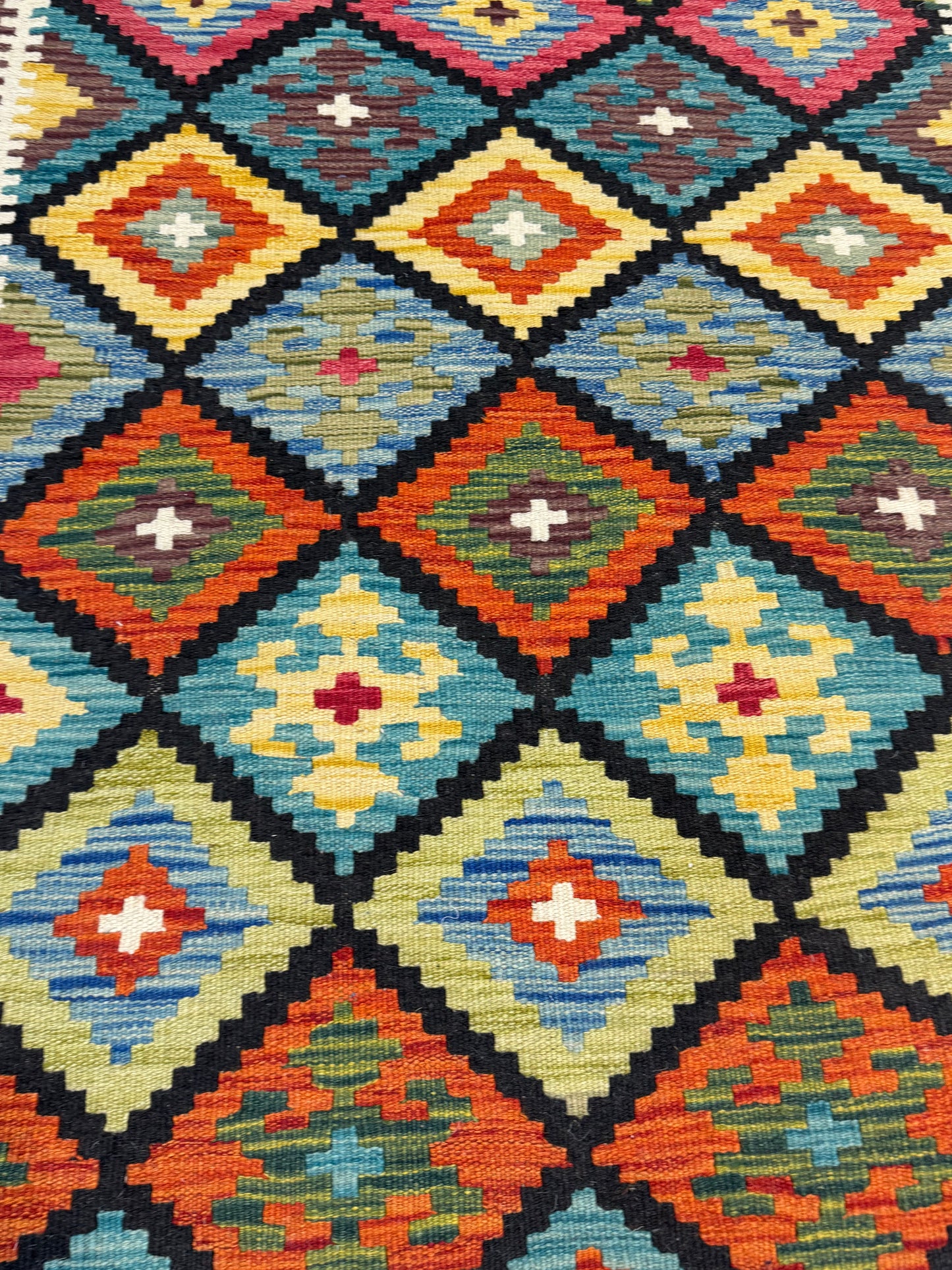 Kilim. Geometric Pattern.