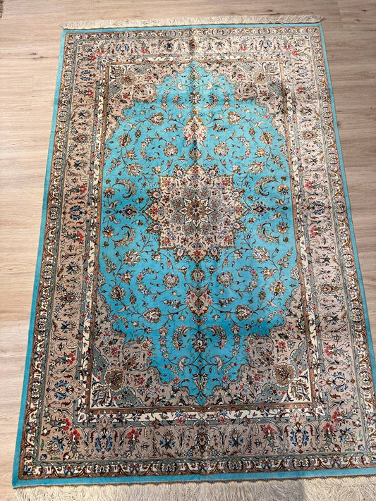 Silk Rug. Floral Persian Dream.
