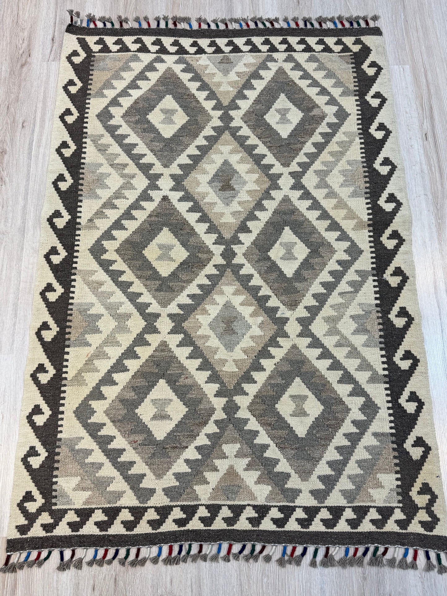 Kilim. Geometric Pattern.