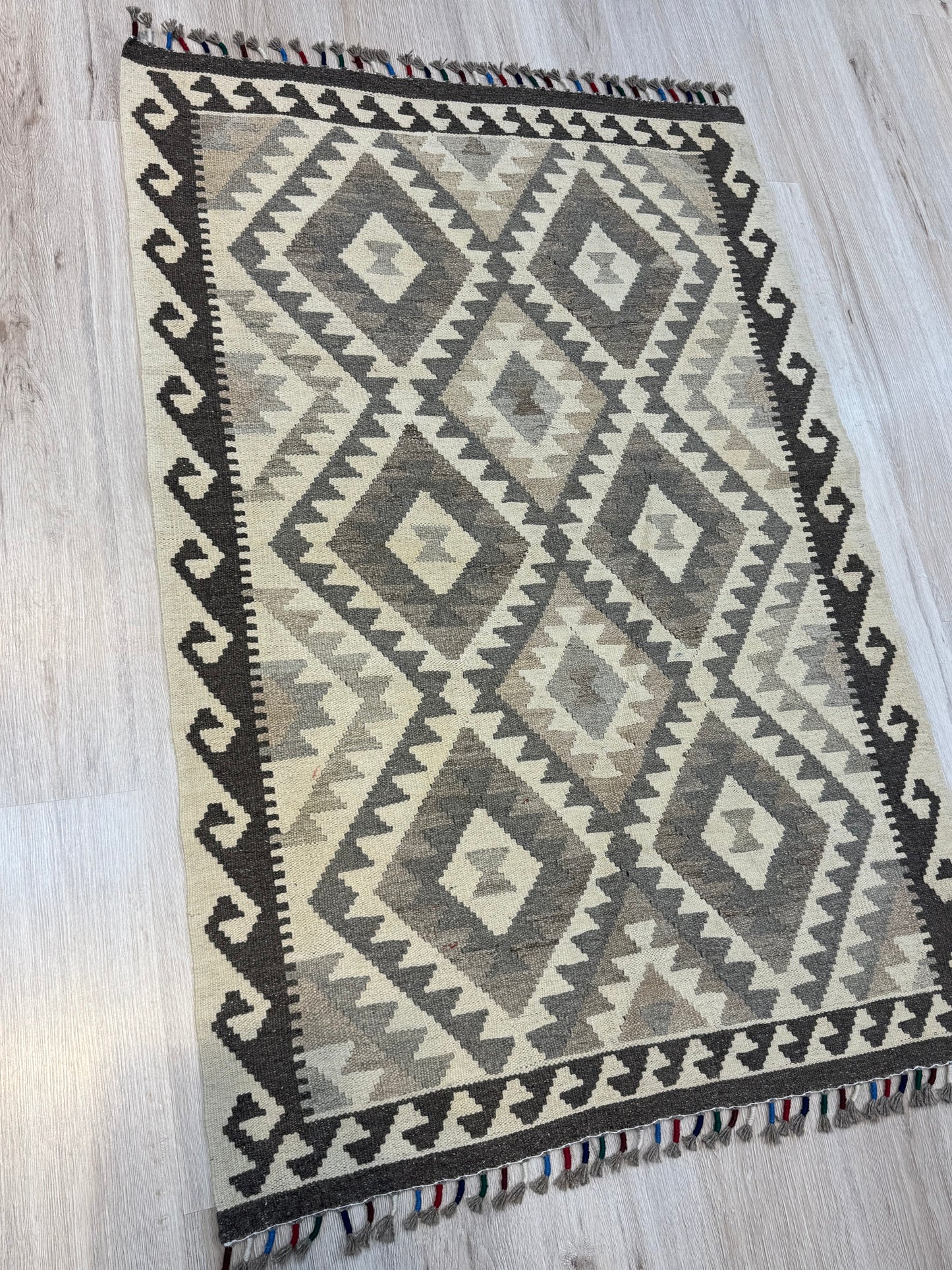 Kilim. Geometric Pattern.