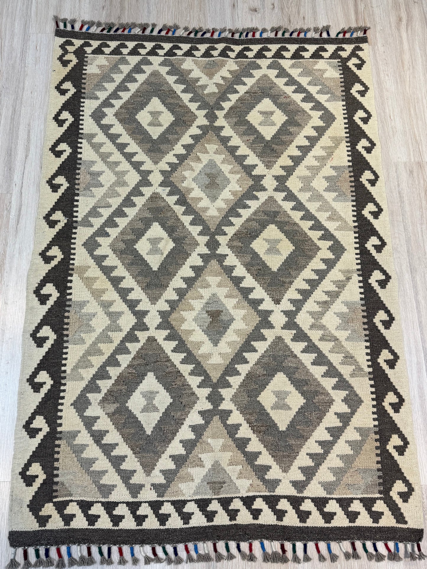 Kilim. Geometric Pattern.