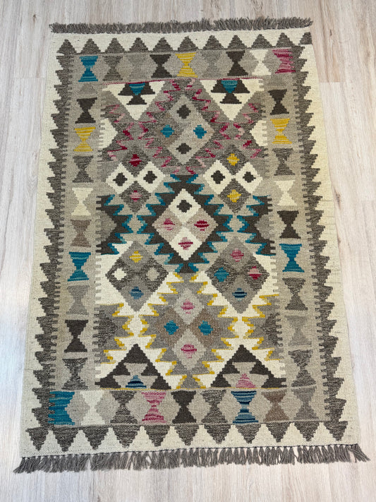 Kilim. Geometric Pattern.