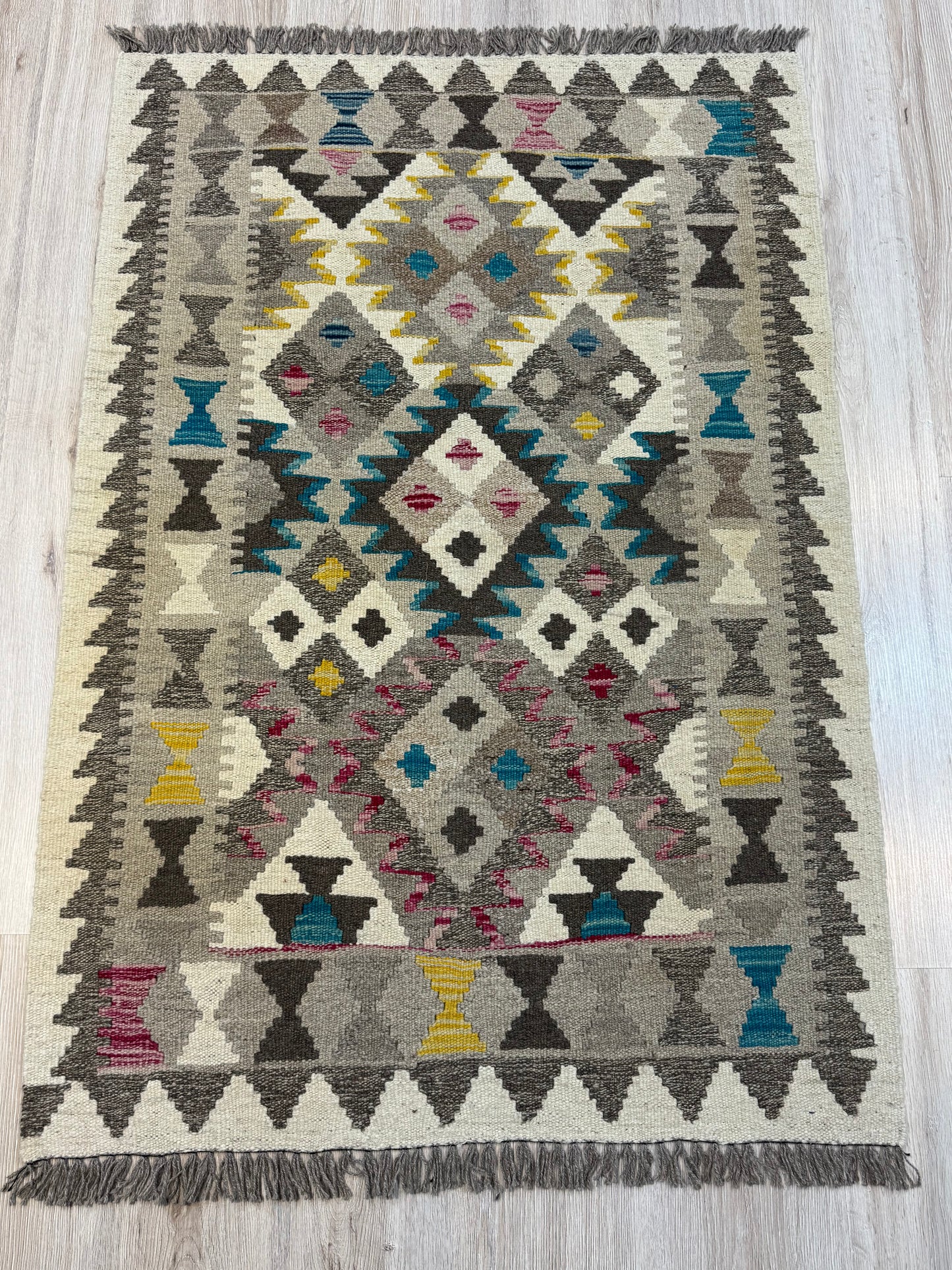 Kilim. Geometric Pattern.