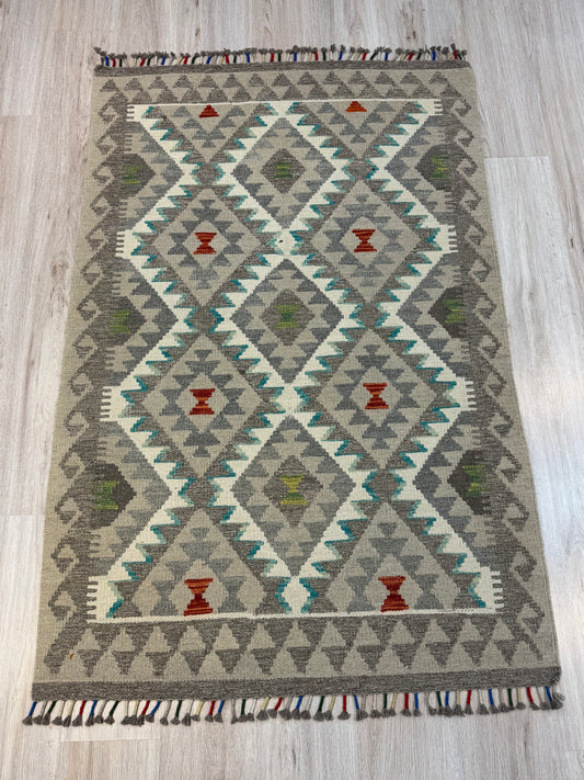 Kilim. Geometric Pattern.