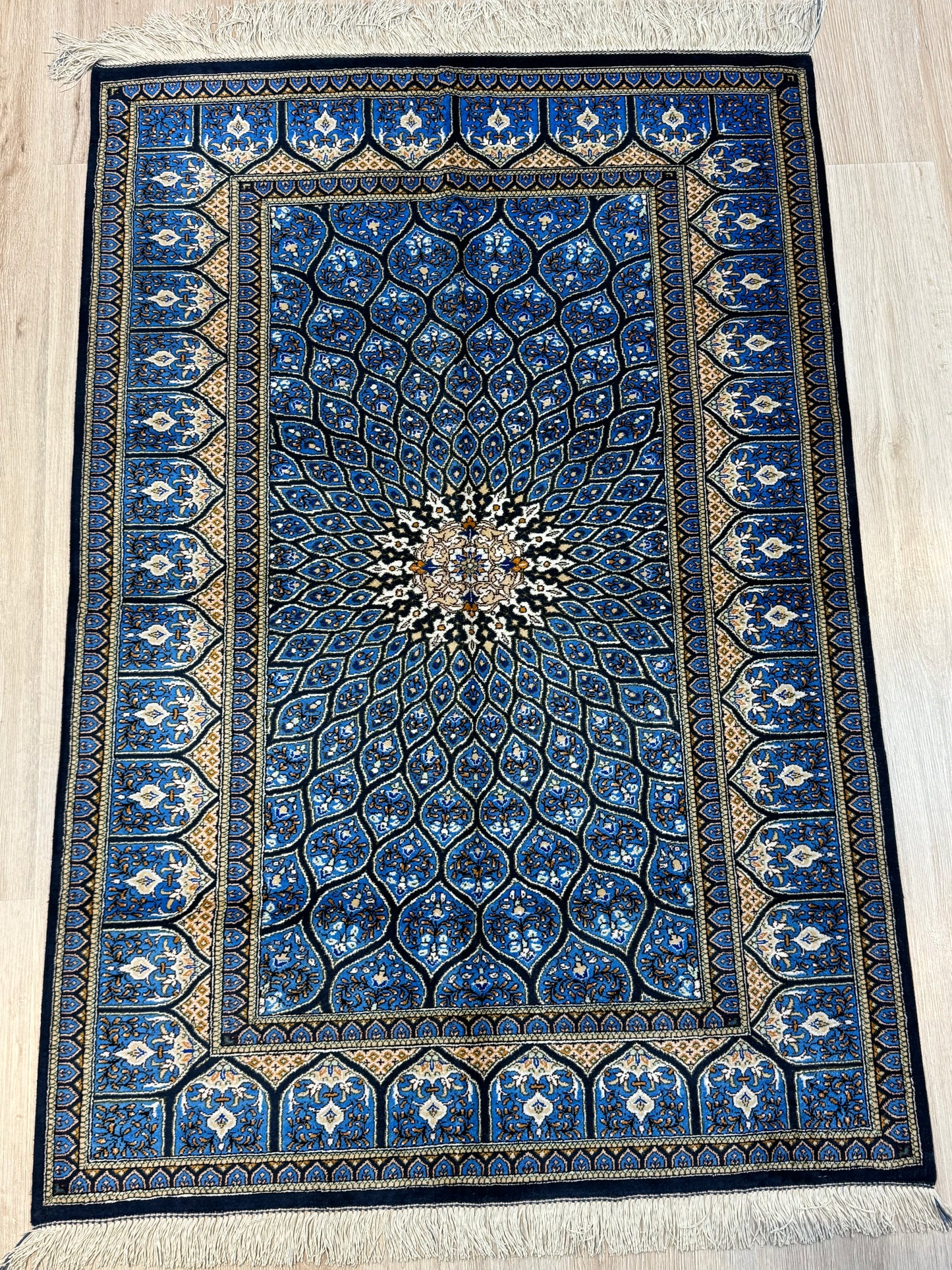 Silk Rug. Celestial Dome.