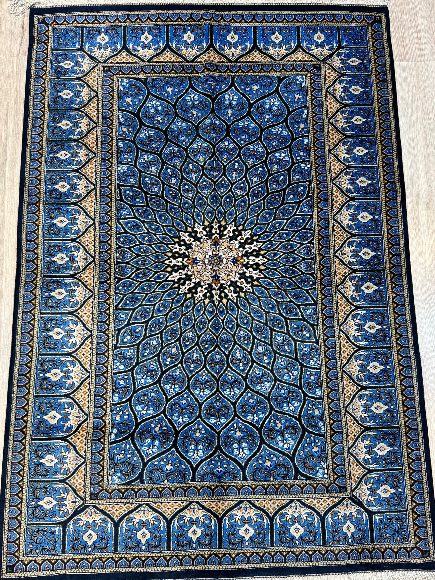 Silk Rug. Celestial Dome.