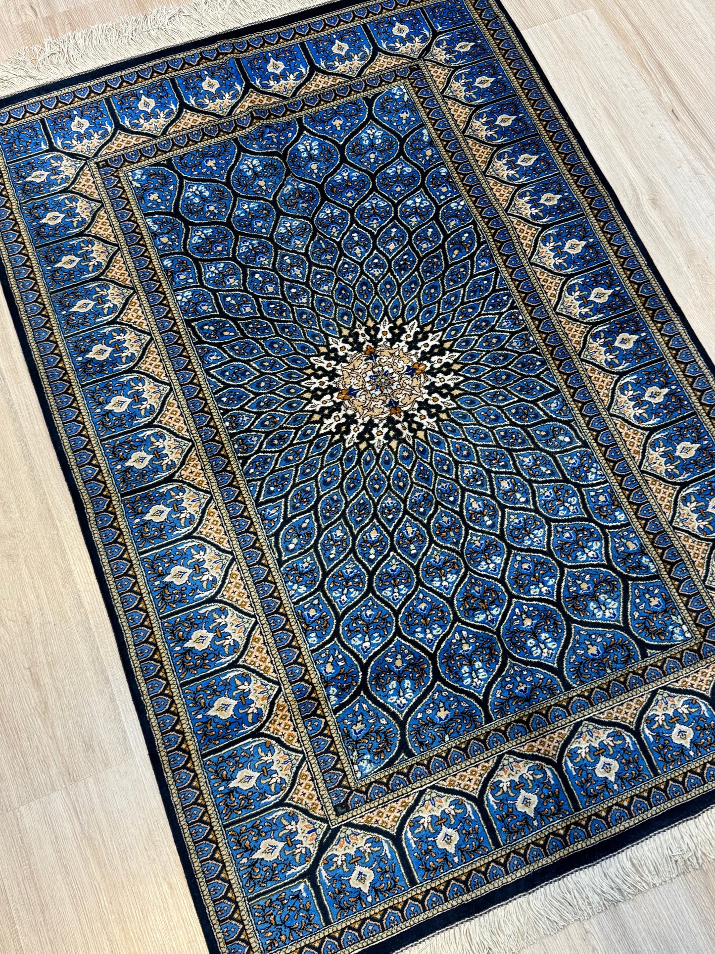 Silk Rug. Celestial Dome.