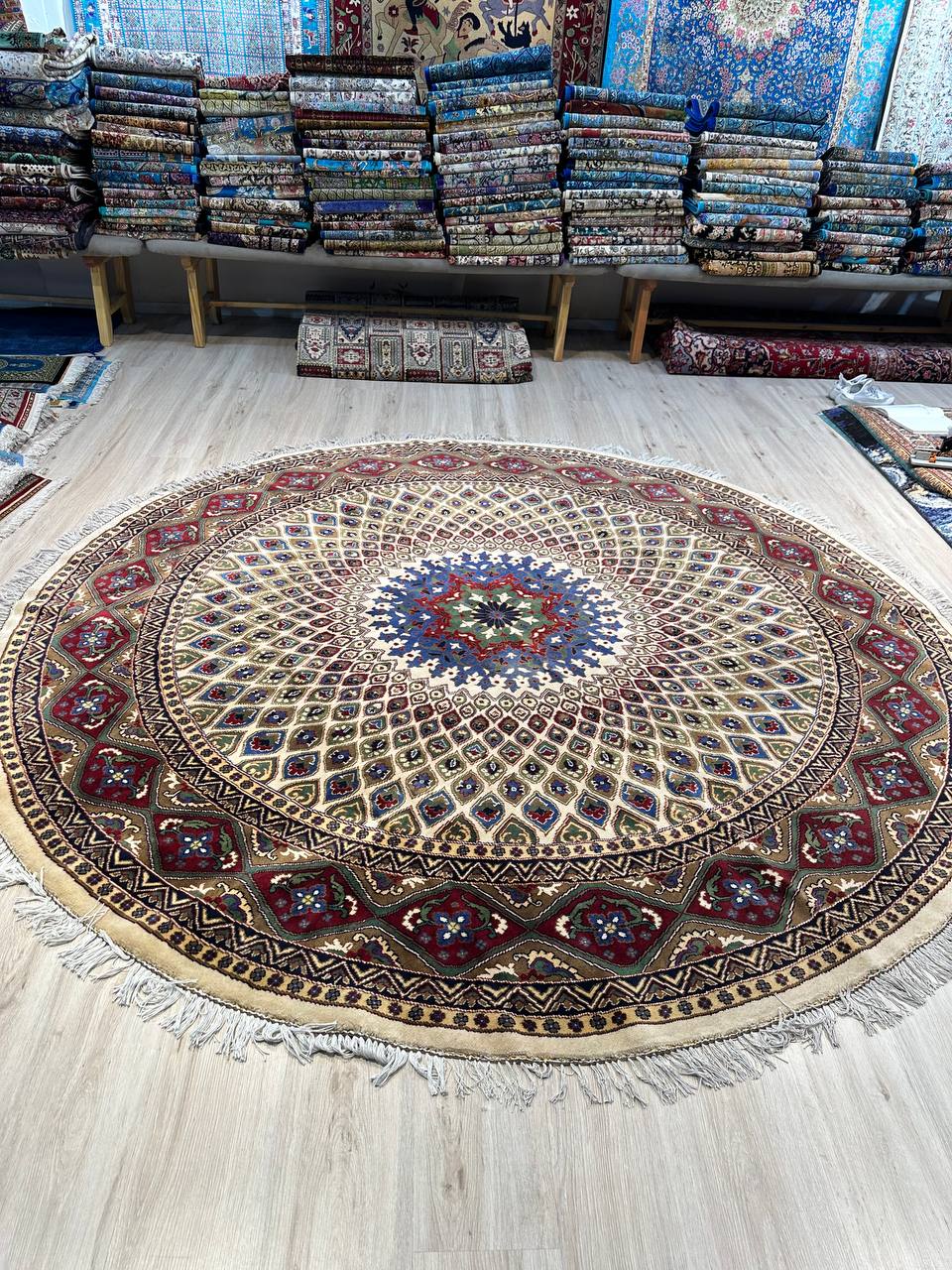 Dome Rug Wool Rug. Spherical Dome. – Samarkand Bukhara Silk Carpets