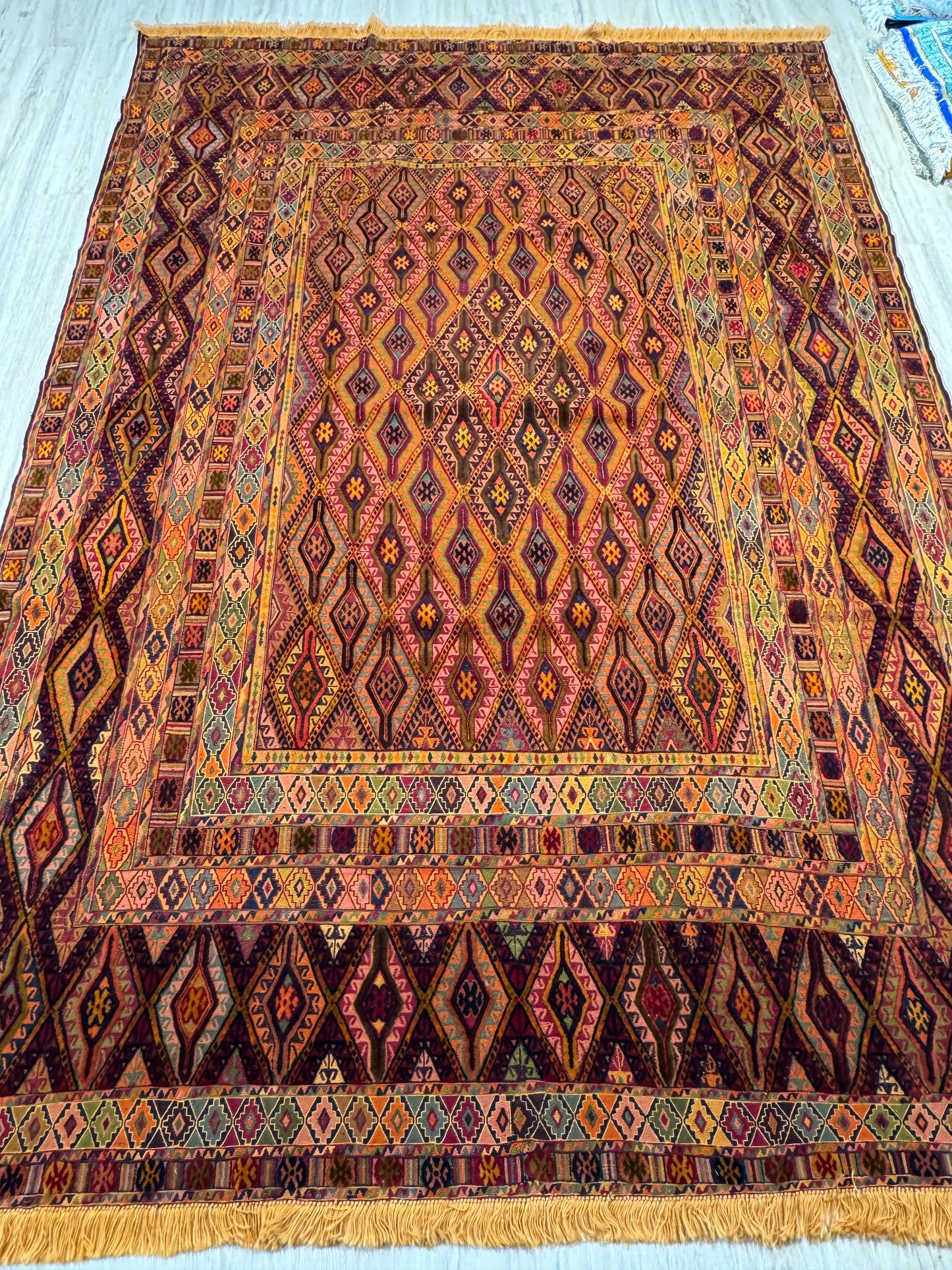 Kilim. Geometric Pattern.