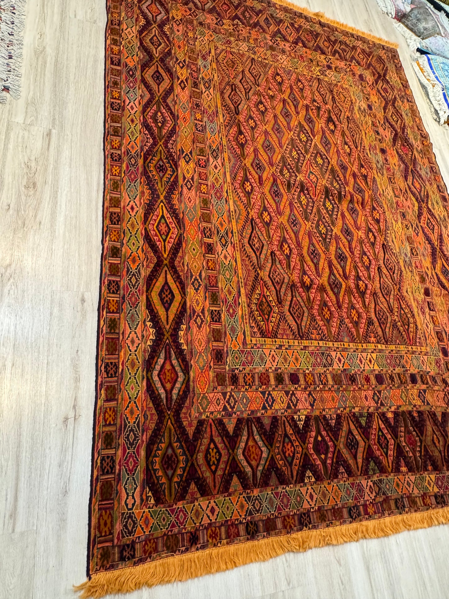 Kilim. Geometric Pattern.