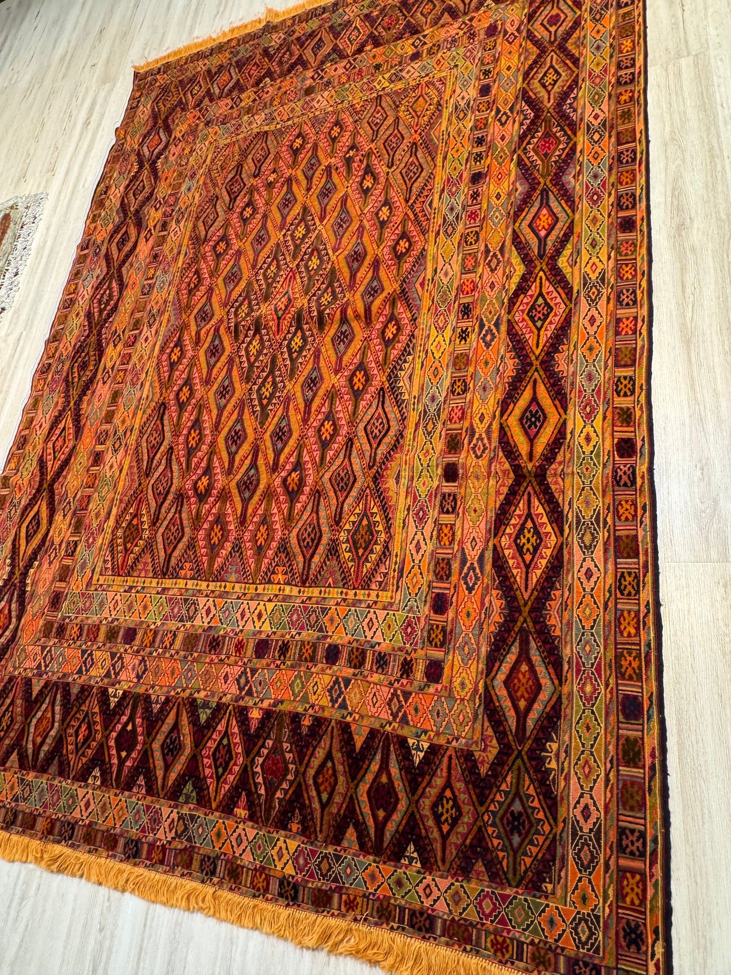 Kilim. Geometric Pattern.
