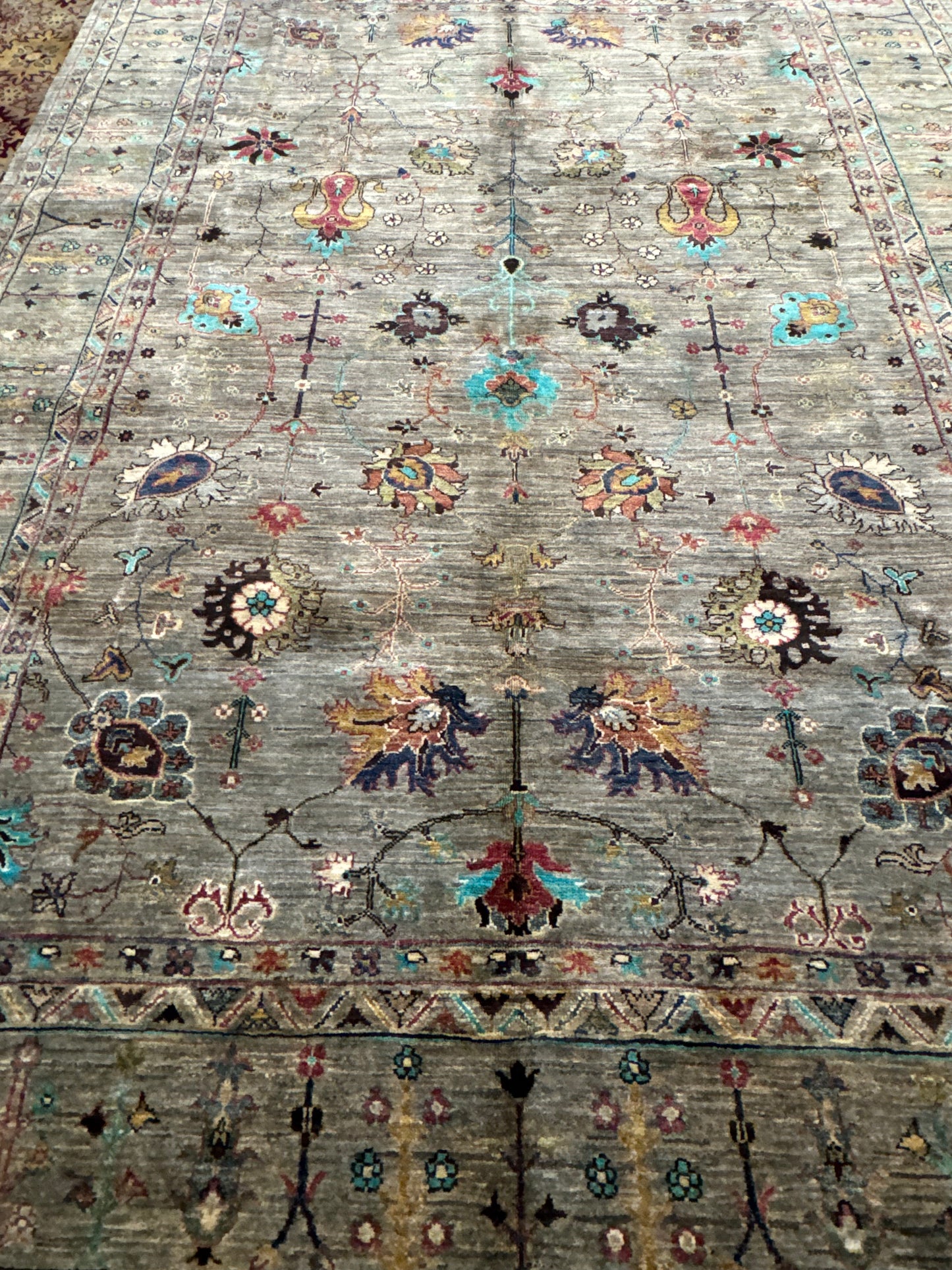 Wool Rug. Garden Bloom.