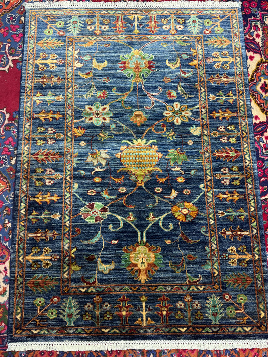 Wool Rug. Garden Bloom.